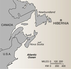 Hibernia-map