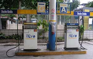 Gasoline and ethanol pumps in Brazil