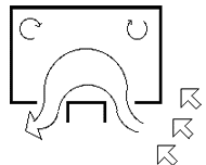 Wing walls help direct airflow 
