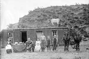 Sod house