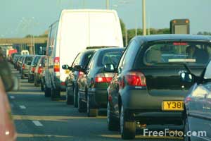Crowded road