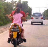 Carrying passenger