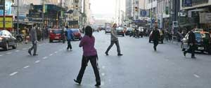 Jay-walking