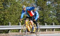 Tandem bicycle
