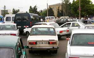 Traffic in Baku