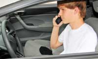 Talking on cell phone while driving