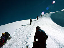 Above camp 1