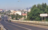 Entering Santiago