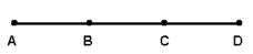 Line segment a-d