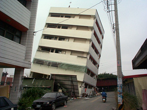 Tilting building